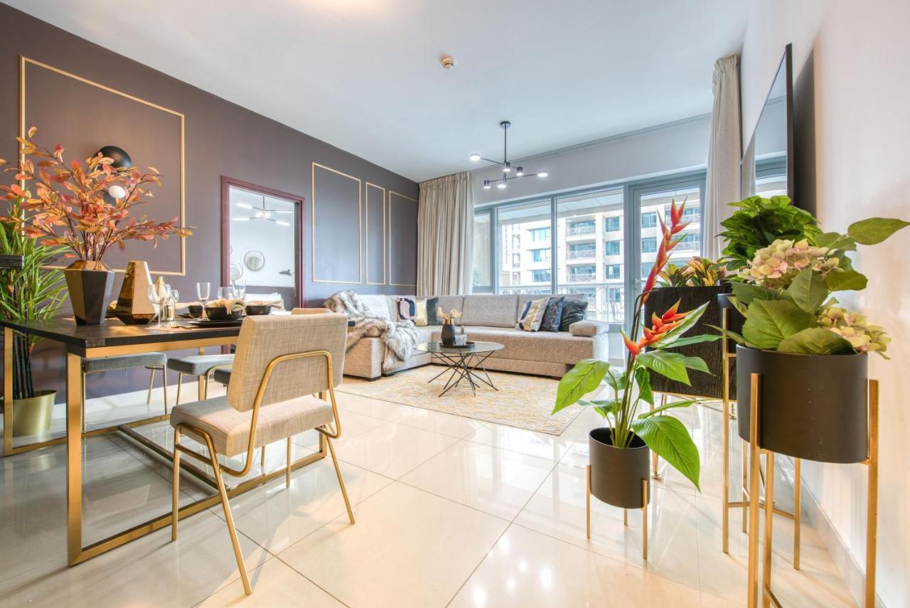 Maison Privee - Radiant Urban Retreat With Iconic Burj Khalifa Vws Dubai Dış mekan fotoğraf